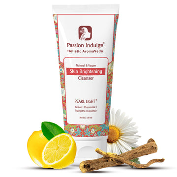 پاک کننده نور مروارید 100 میلی لیتر برای کاهش لکه های تیره | روشن کننده و روشن کننده پوست | پوست درخشان | طبیعی و گیاهی | آیورودا