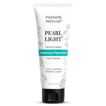Pearl Light Cleanser 100ml For Dark Spots Reduction | Skin Brightening & Lightening  | Glowing Skin | Natural & Vegan | Ayurvedic