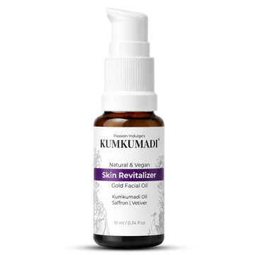 Kumkumadi Pure & Natural Miracle Facial Oil For Glowing Skin with Saffron, Vetiver & 16 Herbs | Shine & Brightness | Anti Ageing | Anti Wrinkle | Reduces Dark Spots & Pigmentation for all Skin Type