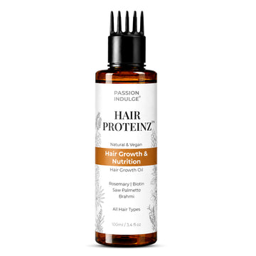 HAIR PROTEINZ Rosemary Hair Growth Oil with Biotin-100 ml , Stimulate hair growth, Control hair fall, Hair Breakage