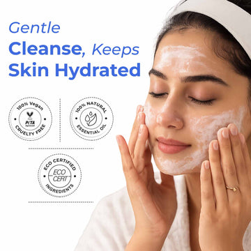 Eternia NuSkin Cleanser 100ml & Eternia NuSkin Moisturizer 50gm Combo For Youthful Skin, Anti-Aging | Anti-Wrinkle | Reduces Fine Lines & Wrinkles | Skin Hydration & Nourishes | Healthy Skin With Plant Collagen, Hyaluronic Acid & Frankincense | Natural
