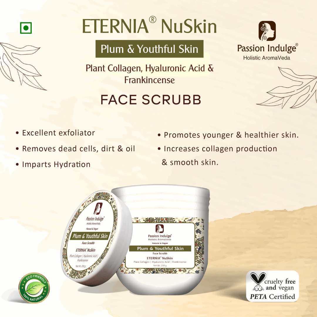 Eternia NuSkin 7 Star Pro Facial Kit For Plum & Youthful Skin With Plant Collagen, Hyaluronic Acid, Frankincense | All Skin Types | Natural & Vegan | professional Kit | ageing kit | anti ageing | everyouth | natural effect | 7 steps