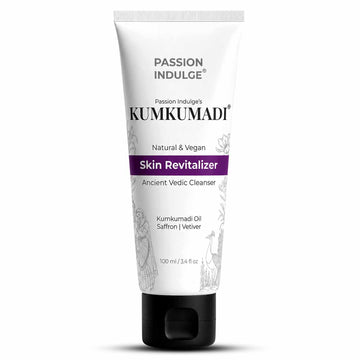 Kumkumadi Cleanser For Glowing Skin | Shine & Brightness | Anti Aging | Anti Wrinkle| Ayurvedic & Natural | with Saffron, Vetiver & 16 Herbs| All Skin Types - 100ml