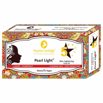 Pearl Light 5 Star Facial Kit For Glowing Skin | Skin Lightening | Skin Brightening| Pigmentation & Spot Reduction | Natural & Vegan | Buy 2 Get 1 Free